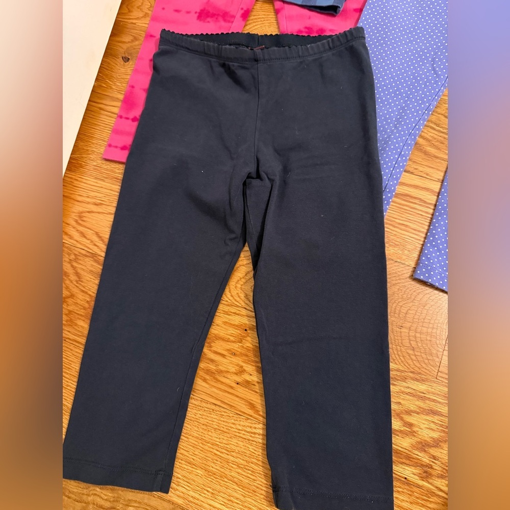 Tea Collection Size 7 Cropped Leggings Bundle of 4 pairs - Picture 2 of 11